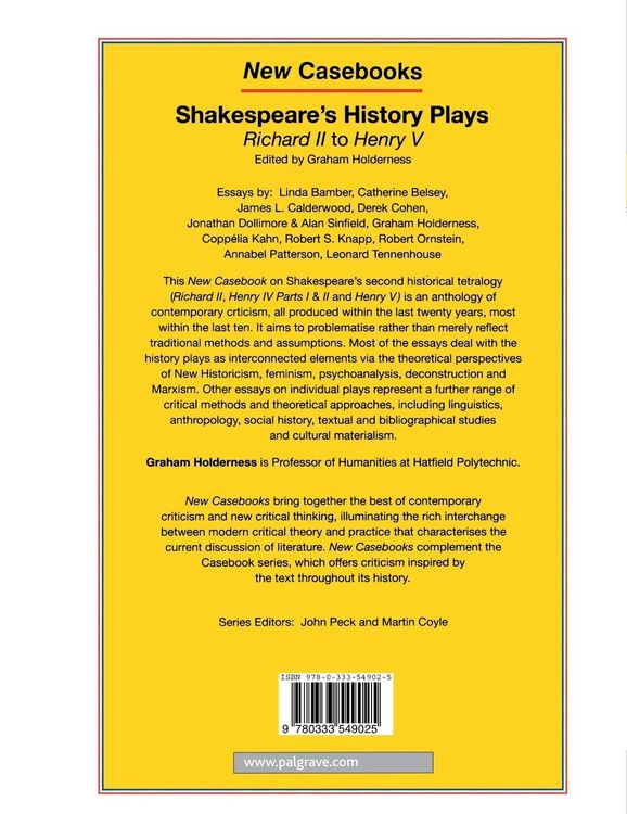 Produktbild: Shakespeare's History Plays