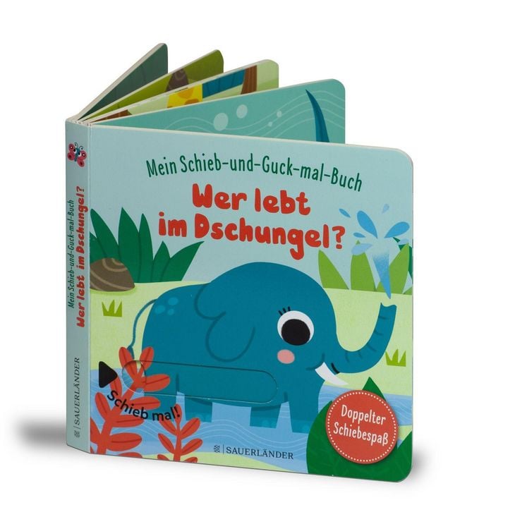 Produktbild: Mein Schieb & Guck-mal-Buch: Wer lebt im Dschungel?