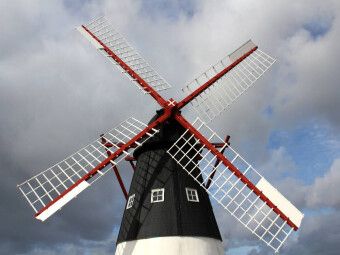 Produktbild: CALVENDO Puzzle Die Windm&uuml;hle auf der Insel Mand&oslash; | 1000 Teile Lege-Gr&ouml;&szlig;e 64x48cm Foto-Puzzle f&uuml;r gl&uuml;ckliche Stunden