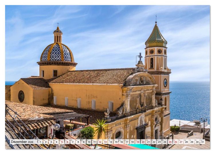 Produktbild: Amalfik&uuml;ste und Capri - Sehnsuchtsorte (hochwertiger Premium Wandkalender 2026 DIN A2 quer), Kunstdruck in Hochglanz
