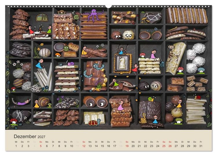 Produktbild: Das Leben der kleinen Pankies (hochwertiger Premium Wandkalender 2027 DIN A2 quer), Kunstdruck in Hochglanz