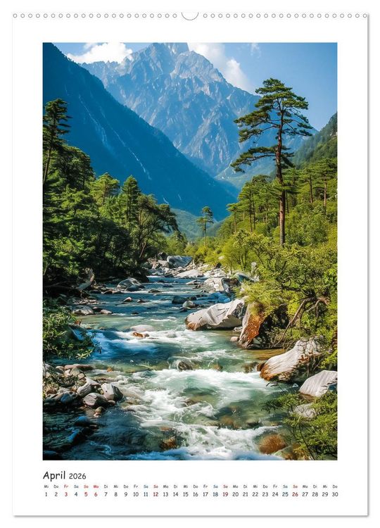 Produktbild: Die Bedeutung von Wasser (hochwertiger Premium Wandkalender 2026 DIN A2 hoch), Kunstdruck in Hochglanz