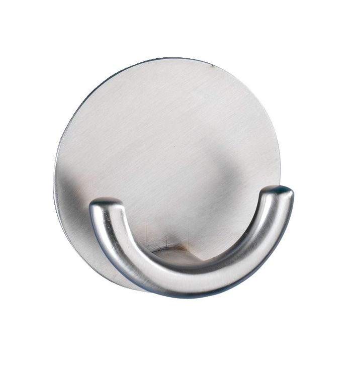 Produktbild: Wandhaken Mod. Rondo matt 4er Set Edelstahl, selbstklebend, rostfrei