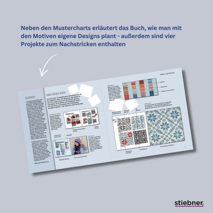 Produktbild: 150 Strickmuster aus Skandinavien