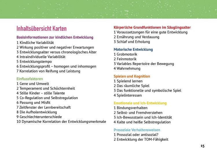 Produktbild: Meilensteine der kindlichen Entwicklung
