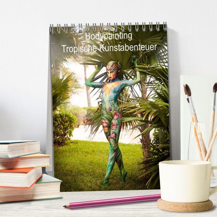 Produktbild: Tropical Artventures (Tischkalender 2026 DIN A5 hoch), CALVENDO Monatskalender