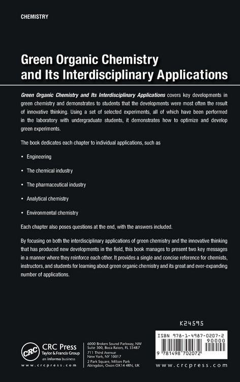 Produktbild: Green Organic Chemistry and its Interdisciplinary Applications