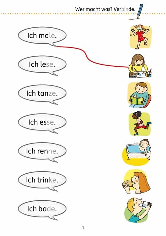 Produktbild: Mein &Uuml;bungsheft Lesen 1. Klasse - Vom Satz zum Text