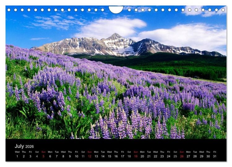 Produktbild: USA - National Parks (Wall Calendar 2026 DIN A4 landscape), CALVENDO 12 Month Wall Calendar