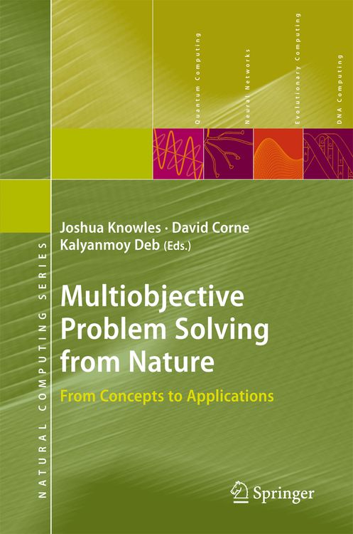 Produktbild: Multiobjective Problem Solving from Nature