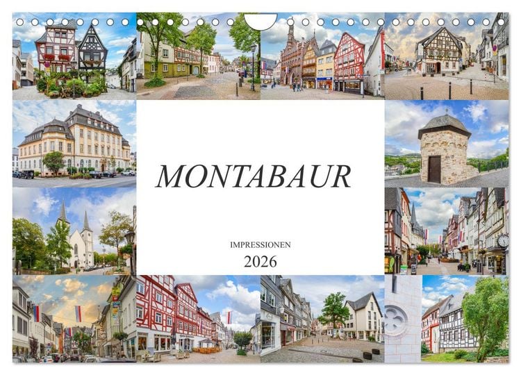 Produktbild: Montabaur Impressionen (Wandkalender 2026 DIN A4 quer), CALVENDO Monatskalender