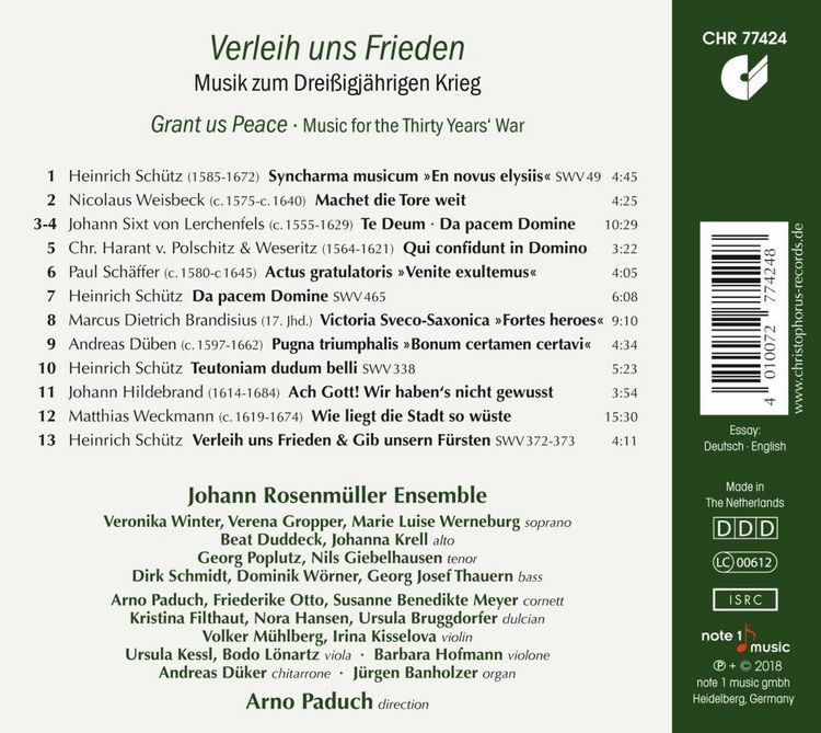 Produktbild: Verleih uns Frieden