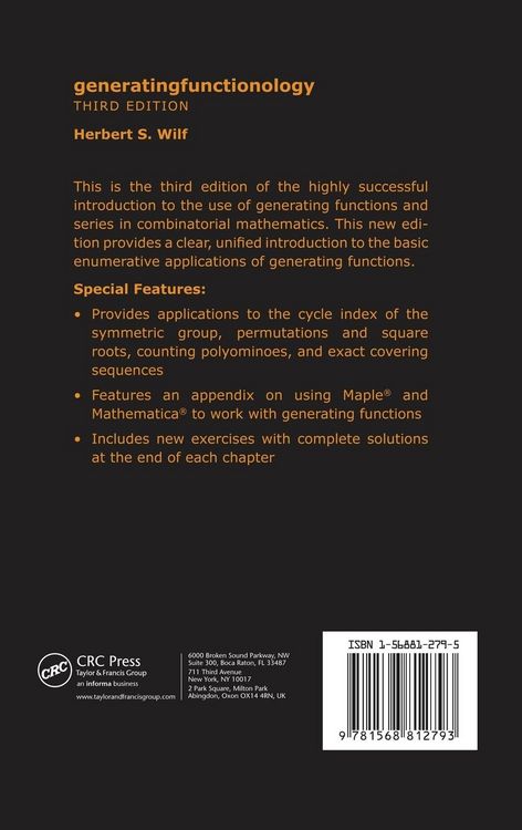 Produktbild: generatingfunctionology