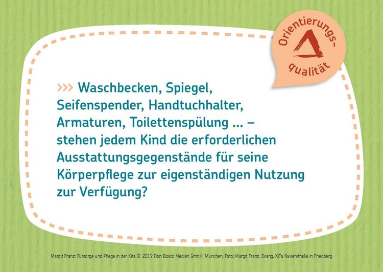 Produktbild: F&uuml;rsorge und Pflege in der Kita