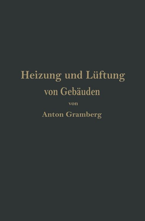 Produktbild: Heizung und L&uuml;ftung von Geb&auml;uden