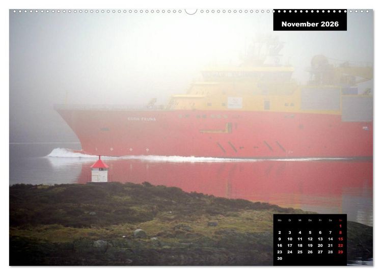 Produktbild: Bitte ein Schiff! (hochwertiger Premium Wandkalender 2026 DIN A2 quer), Kunstdruck in Hochglanz