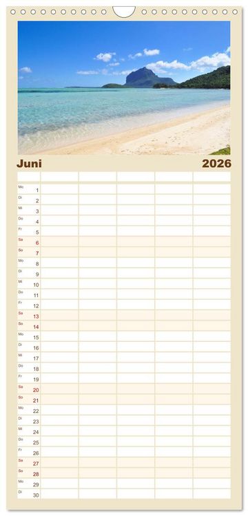 Produktbild: Familienplaner 2026 - Erlebe mit mir Lebenszeit mit 5 Spalten (Wandkalender, 21 x 45 cm) CALVENDO