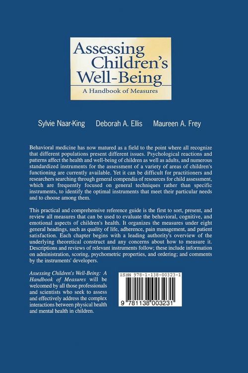 Produktbild: Assessing Children's Well-Being