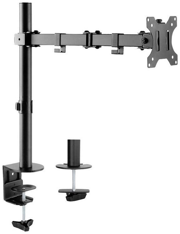 Produktbild: Neomounts FPMA-D550BLACK Monitor-Tischhalterung 1 Display(s) 25,4 cm (10") - 81,3 cm (32") Schwarz Schwenkbar, Rotierbar, Neigbar, H&ouml;henverstellbar