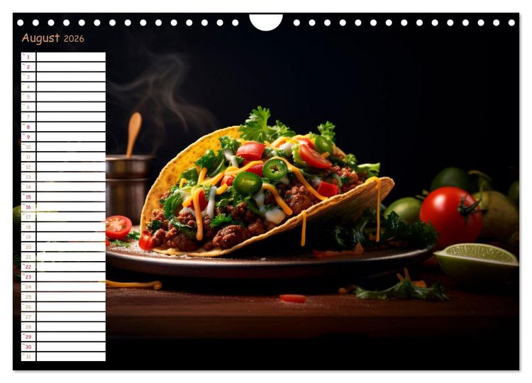 Produktbild: Fastfood &Auml;sthetik (Wandkalender 2026 DIN A4 quer), CALVENDO Monatskalender