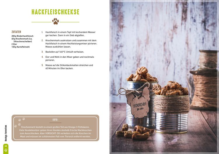 Produktbild: Hundekekse von der Backmatte