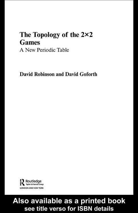 Produktbild: Topology of 2x2 Games