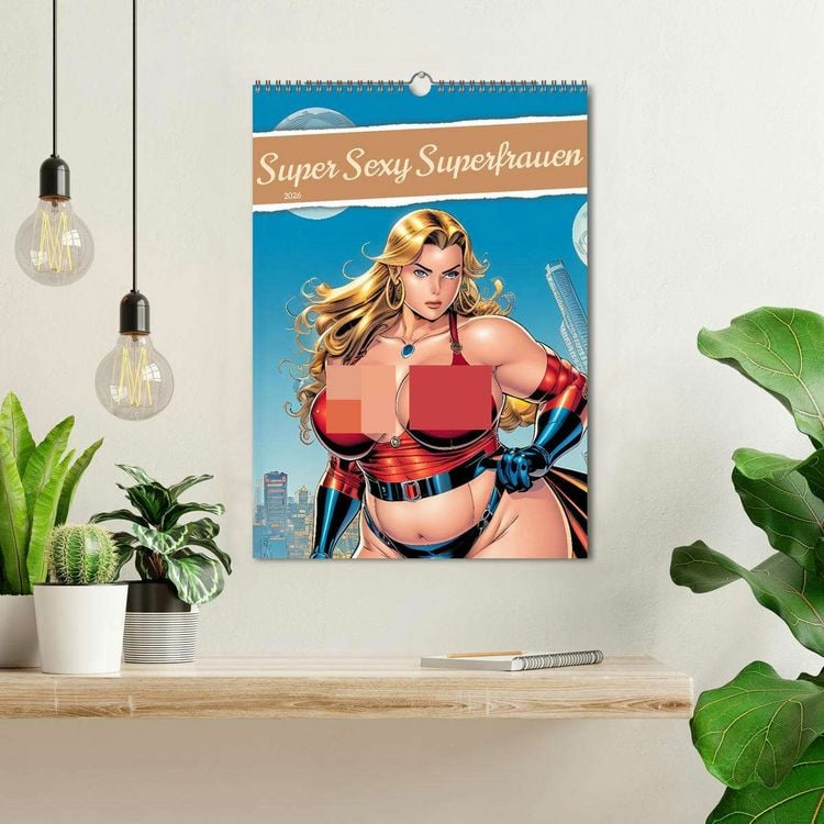 Produktbild: Super Sexy Superfrauen (Wandkalender 2026 DIN A3 hoch), CALVENDO Monatskalender