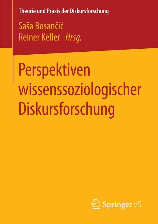 Produktbild: Perspektiven wissenssoziologischer Diskursforschung
