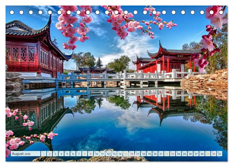 Produktbild: Japan - Hightech und Tradition (Tischkalender 2026 DIN A5 quer), CALVENDO Monatskalender