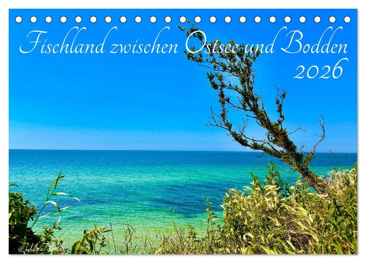 Produktbild: Fischland zwischen Ostsee und Bodden (Tischkalender 2026 DIN A5 quer), CALVENDO Monatskalender