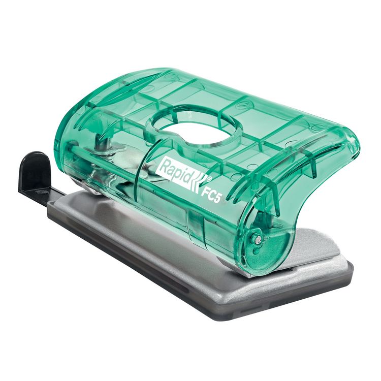 Produktbild: LEITZ Locher Rapid Colour'Breeze FC5 bis 10 Blatt transparent gr&uuml;n