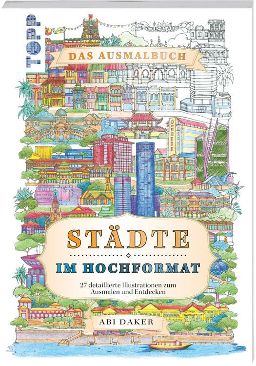 Produktbild: St&auml;dte im Hochformat - das Ausmalbuch