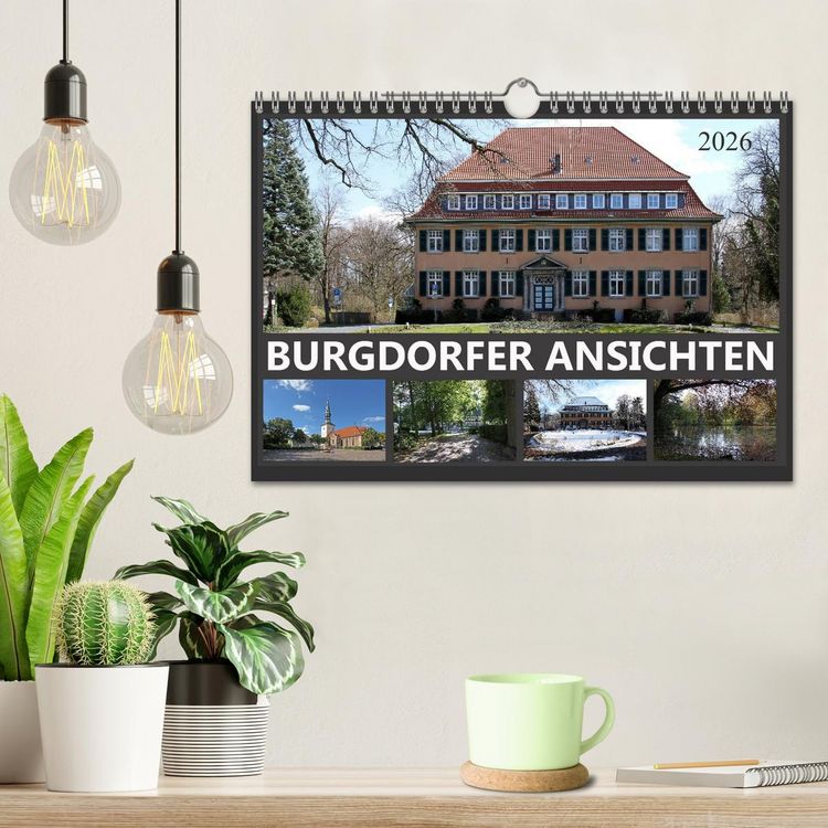 Produktbild: BURGDORFER ANSICHTEN (Wandkalender 2026 DIN A4 quer), CALVENDO Monatskalender
