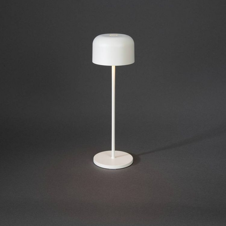 Produktbild: Konstsmide 7834-250 Lille LED-Akku-Tischlampe 3.5W Warmwei&szlig; Wei&szlig;