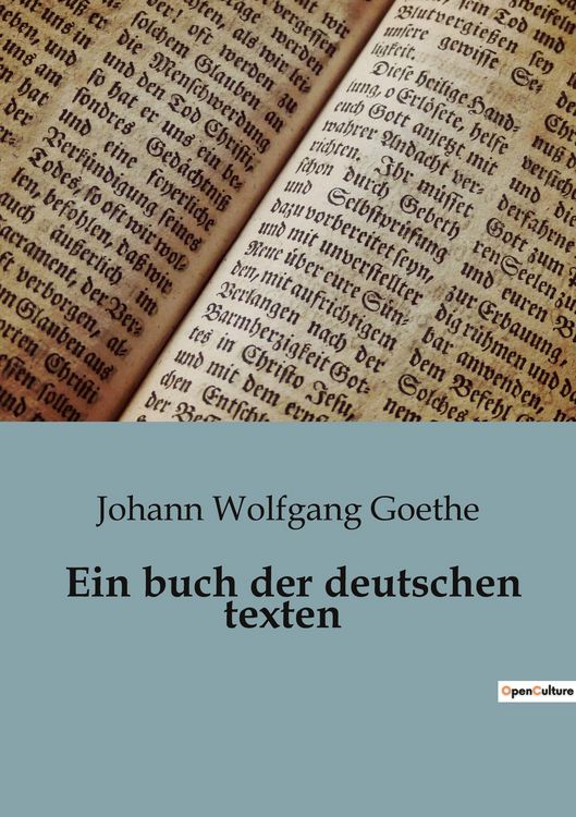 Produktbild: Ein buch der deutschen texten