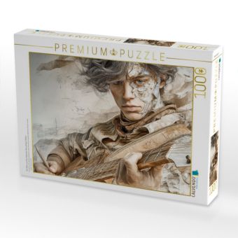 Produktbild: CALVENDO Puzzle Ein Motiv aus dem Kalender Herzschlag in Noten | 1000 Teile Lege-Gr&ouml;&szlig;e 64x48cm Foto-Puzzle f&uuml;r gl&uuml;ckliche Stunden