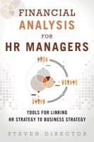 Produktbild: Financial Analysis for HR Managers: Tools for Linking HR Strategy to Business Strategy