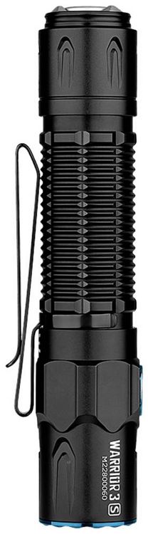 Produktbild: OLight Warrior 3S Warrior 3S LED Taschenlampe mit Holster, mit G&uuml;rtelclip akkubetrieben 2300 lm 176 g