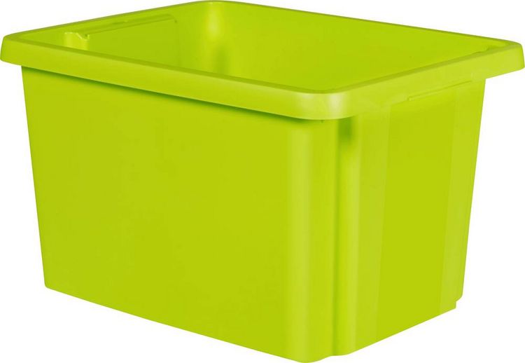 Produktbild: Curver 225499 Drehstapelbeh&auml;lter ESSENTIALS Drehstapelbox 26L, gr&uuml;n stapelbar Gr&uuml;n 1St.