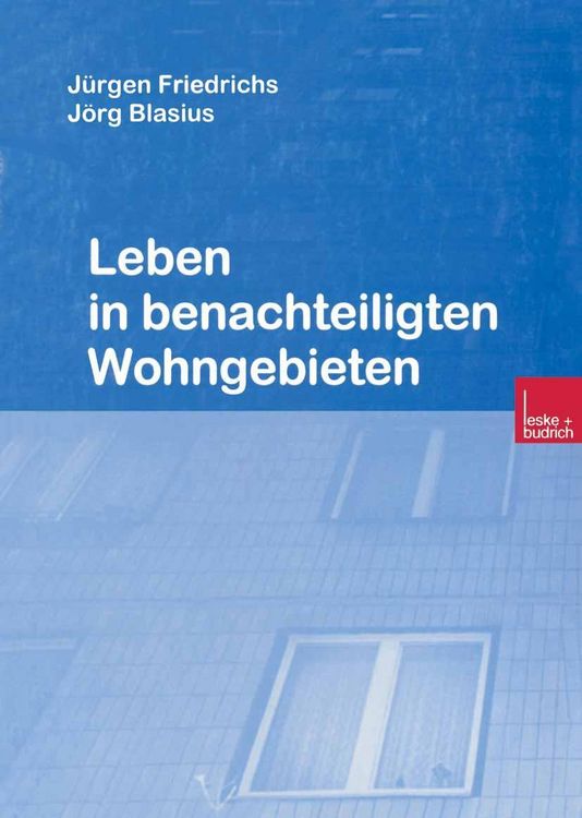 Produktbild: Leben in benachteiligten Wohngebieten