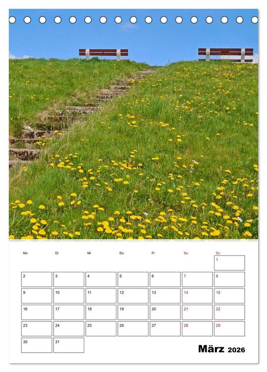 Produktbild: Fr&uuml;hling im Alten Land - Baumbl&uuml;tenzeit (Tischkalender 2026 DIN A5 hoch), CALVENDO Monatskalender