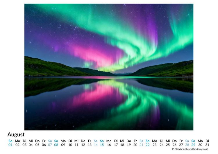 Produktbild: Nordlichter am Polarhimmel