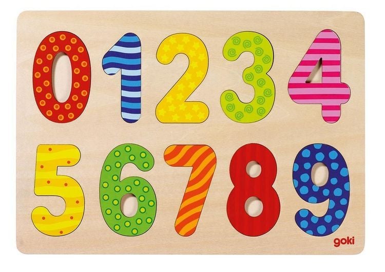 Produktbild: Einlegepuzzle Zahlen 0-9