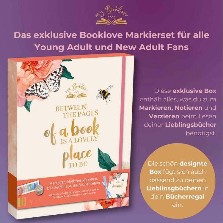 Produktbild: My Booklove - Markieren, Notieren, Verzieren. Das Set f&uuml;r alle, die B&uuml;cher lieben