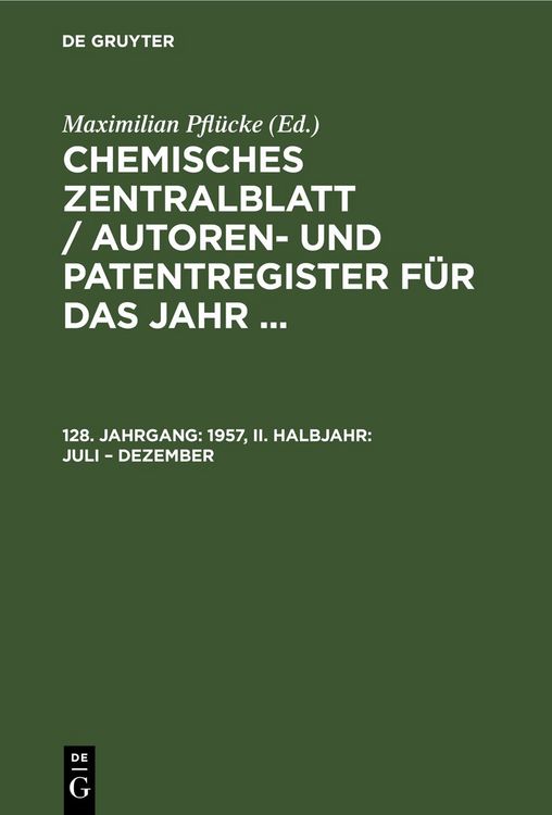 Produktbild: 1957, II. Halbjahr: Juli &ndash; Dezember