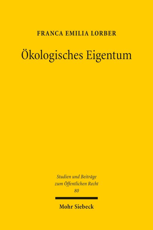 Produktbild: &Ouml;kologisches Eigentum