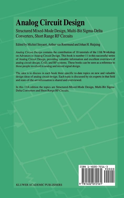 Produktbild: Analog Circuit Design