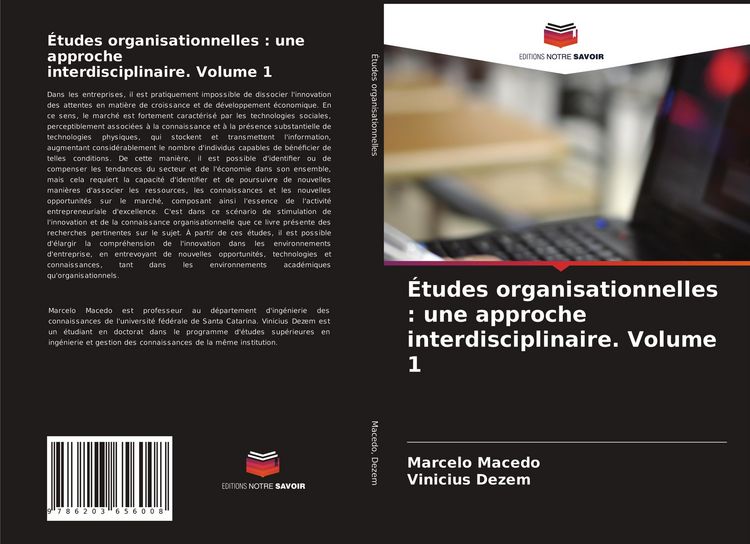Produktbild: &Eacute;tudes organisationnelles : une approche interdisciplinaire. Volume 1