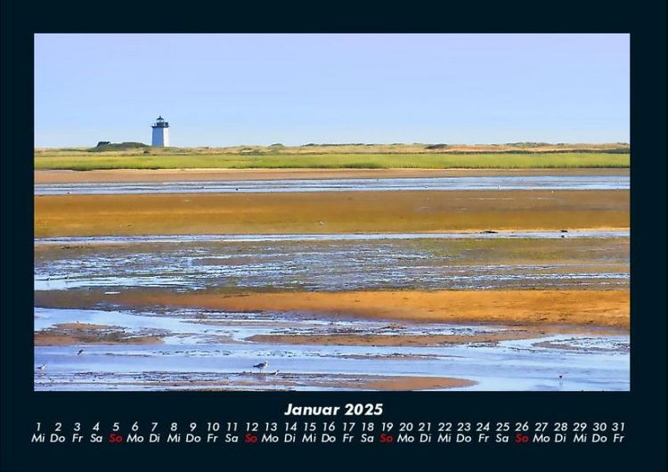 Produktbild: Landschaftskalender 2025 Fotokalender DIN A4