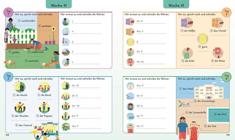 Produktbild: Deutsch f&uuml;r clevere Kids - 5 W&ouml;rter am Tag